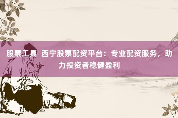 股票工具  西宁股票配资平台：专业配资服务，助力投资者稳健盈利